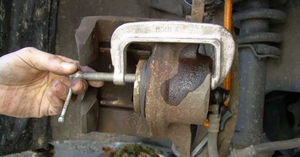 The Best Way To Compress A Brake Caliper Using A C Clamp