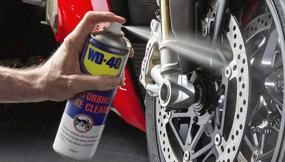 wd40 on disc brakes