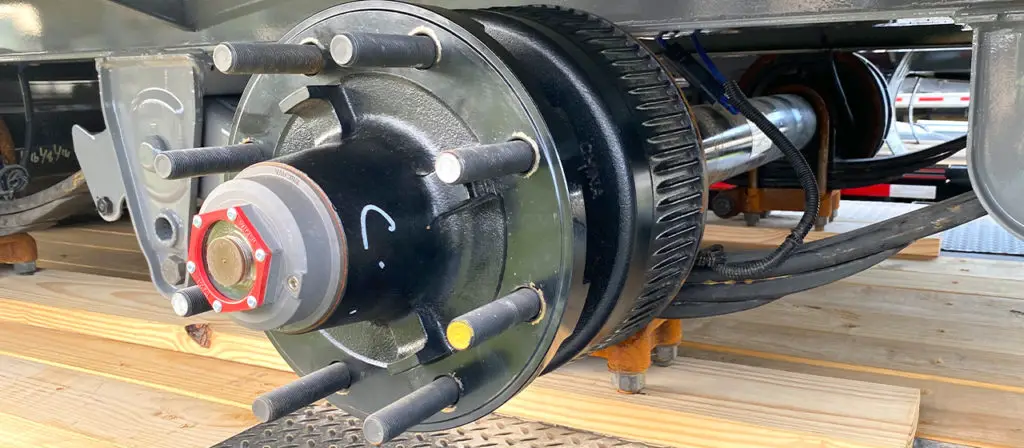 TRAILER BRAKE SIZE FOR A 7000 LB AXLE