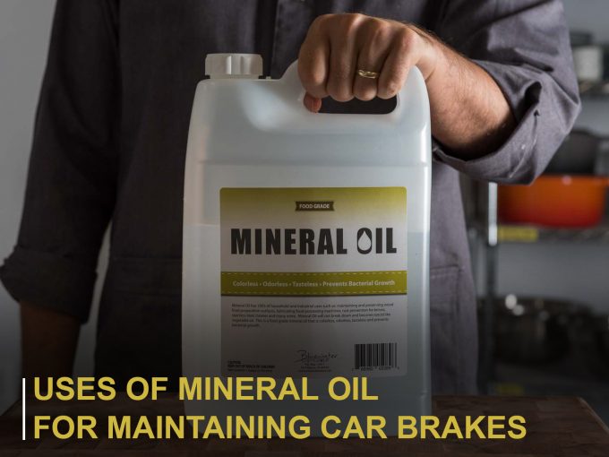 Mineral oil for bike brakes